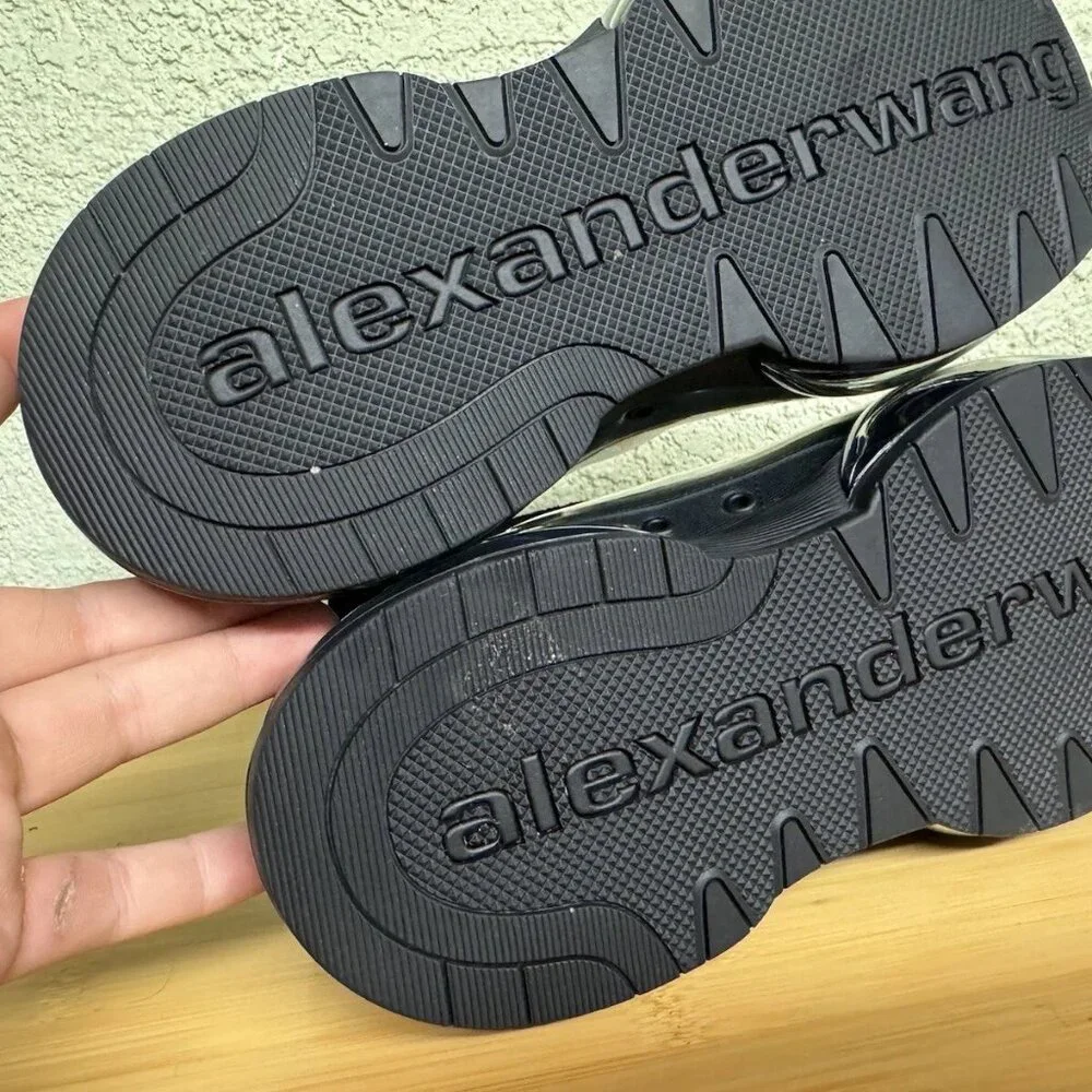 Size 8 -‎ Mens Alexander Wang AWNYC Stadium Cellophane Wrapped Sneakers 41